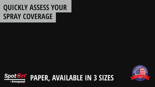 SpotOn® Water Sensitive Spray Paper 1"x3" Pieces